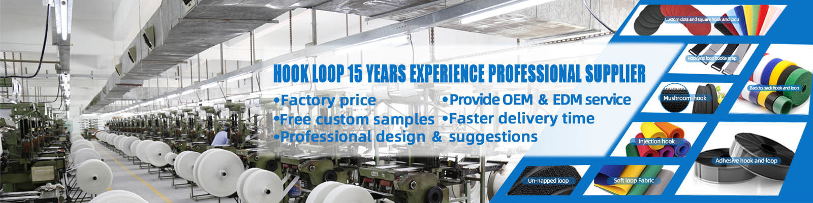 ruban adhésif autocollant à crochet et boucle